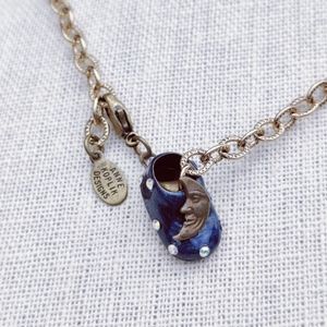 Artisan Anne Koplik Crystal Shoe necklace
